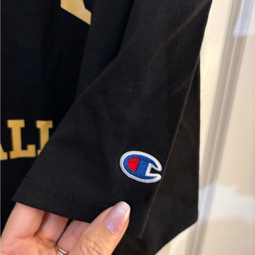 Champion Iowa Hawkeyes Baseball Black T-Shirt Sz 2XL - Picture 5 of 5